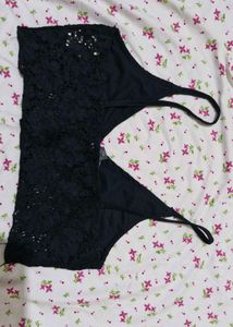 Primark Black Lace Cami Top