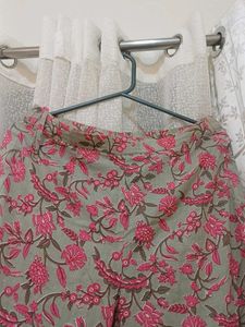 Printed Kurta and sharara