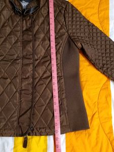 Stylish Quilted Brown Jacket