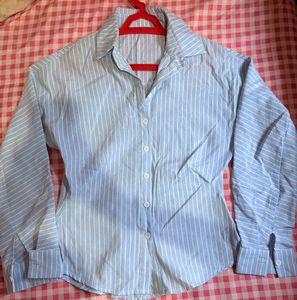 Classic Striped Button-Down Shirt