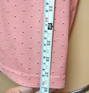 Micro Print Henley Neck