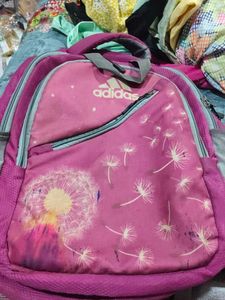 Pink Dandelion Adidas Backpack
