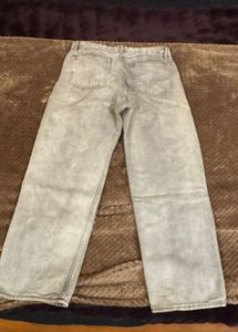 Light Wash Wide Leg Jeans
