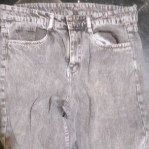ESSENTIALS Premium grey baggy denim jeans