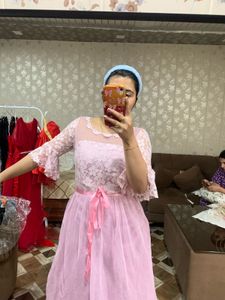 Pink Lace and Tulle Dress❤️🧚🏻‍♀️🎀
