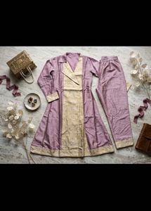 Elegant Lilac Kurta Set