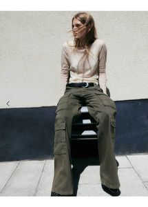 Olive Cargo Pants