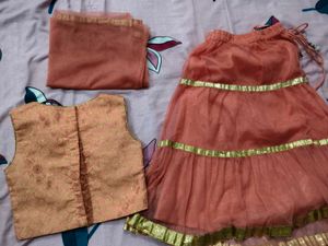 Girls' Ethnic Dress Set