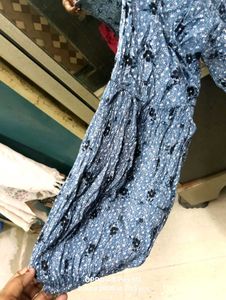 combo of Yellow blue and black white strip