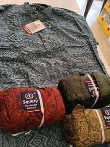 Elegant Full Sleeve Ethnic Shirts in Earthy Tones