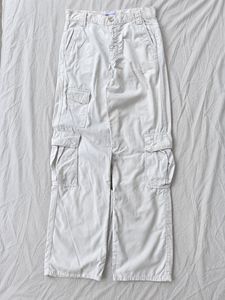 zara Cream Cargo Pants