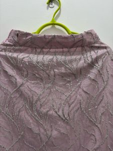 Cocktail Shiny Lehenga Set with Dupatta