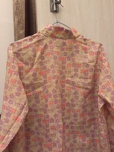 chineese style Floral Print shirt or outer
