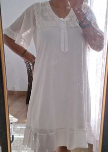 Sheer Lace Nightgown