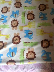 Adorable Animal Print Baby Blanket