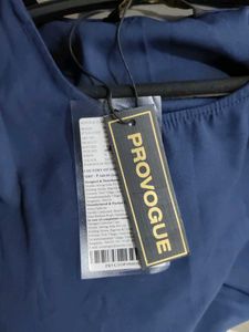 New Provogue Sleeveless Navy Blue Top