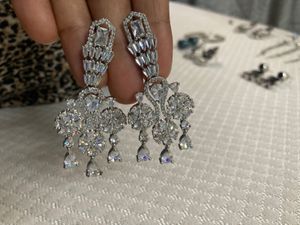 Premium Quality American Stone Long Earring