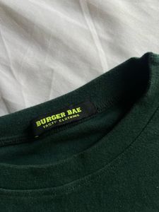 Burger bae - Green Crop Top "Awesome Since '92"