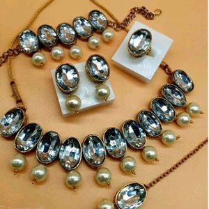 Stone Type Neklas  rakshabandhan special sell🔥