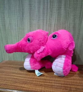 Cute Pink Seahorse Plush Toy
