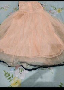 orange and blue frock