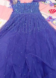 Embellished Purple Gown