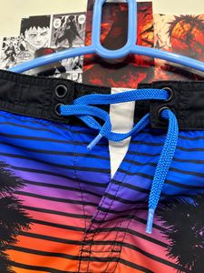 Men's Sunset Palm Tree Swim Shorts