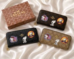 COACH x PEANUTS LONG ZIPPER WALLET*