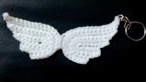 Jennie's fallen Angel Wings Keychain