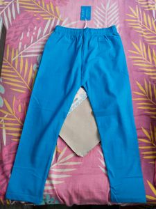 Blue Lycra Stretch Yoga Pants