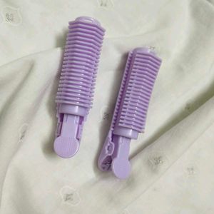 Purple Hair Rollers (Set of 2)