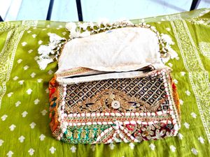 Decorative Embroidered side purse