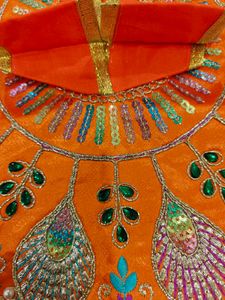 Radha Krishna Idol with Ornate Dress