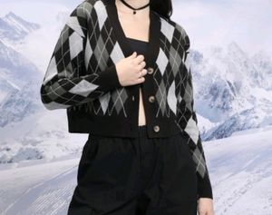 Black &amp; White cardigan