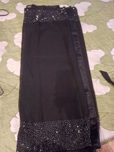 New Elegant Black Saree