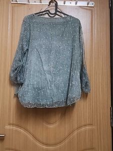 A Line Netted Top