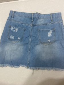Denim skirt