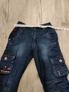 Sc8701 Sabrin Cargo Jeans Waist 24-26