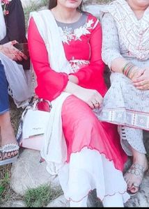 Embroidered gown