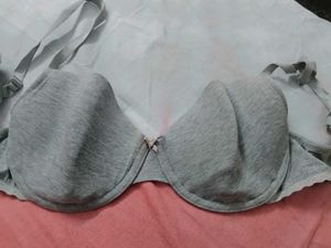 Comfortable Grey Bra