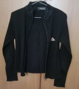black colour sweater for girls