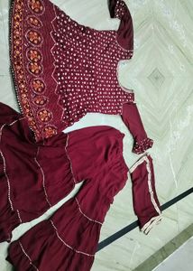 Only Today Offer 🔥 🔥  3 Pieces Sharara❤️