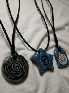 Y2K Boho Swirl | Spiral Statement Pendants