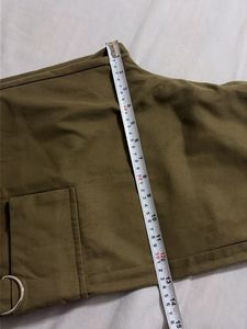 Olive green side pocket for women