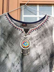 Grey Heavy Party Wear Gown