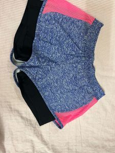 imported Athletic Shorts with Built-in Liner