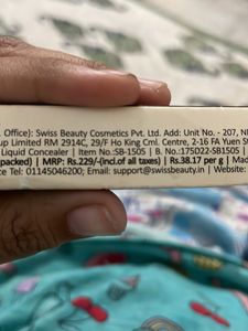 Unused Concealer