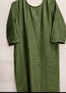 combos 🥳  Olive Green Kurta and yellow Set
