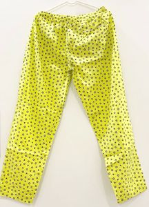 Unisex Neon Yellow Printed Lounge Pants