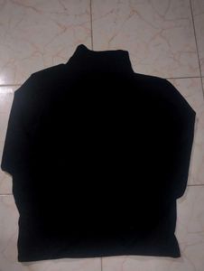 Classic Black Turtleneck Top